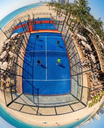 Padel Court In Beach By Almustaqbal Alsarea