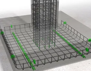 Cubic meter reinforced concrete