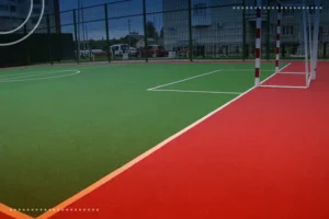 تركيب أرضيات الملاعب الرياضية