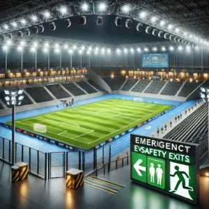 السلامة في تصميم الملاعب الرياضية