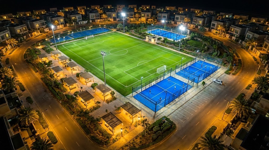 تصميم ملعب كرة قدم احترافي وفقا للمعايير الدولية دليل عملي من التخطيط إلى التسليم