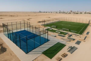 Padel Court Construction Cost UAE & Football Court Installation  Guide by Almustaqbal Alsarea